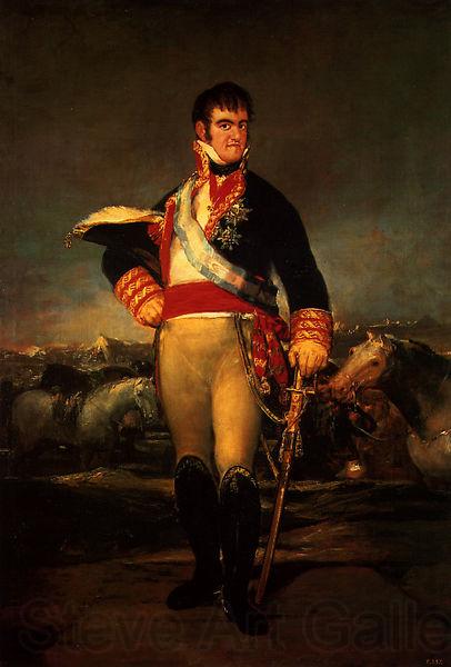Francisco de Goya Portrait of Ferdinand VII of Spain Spain oil painting art